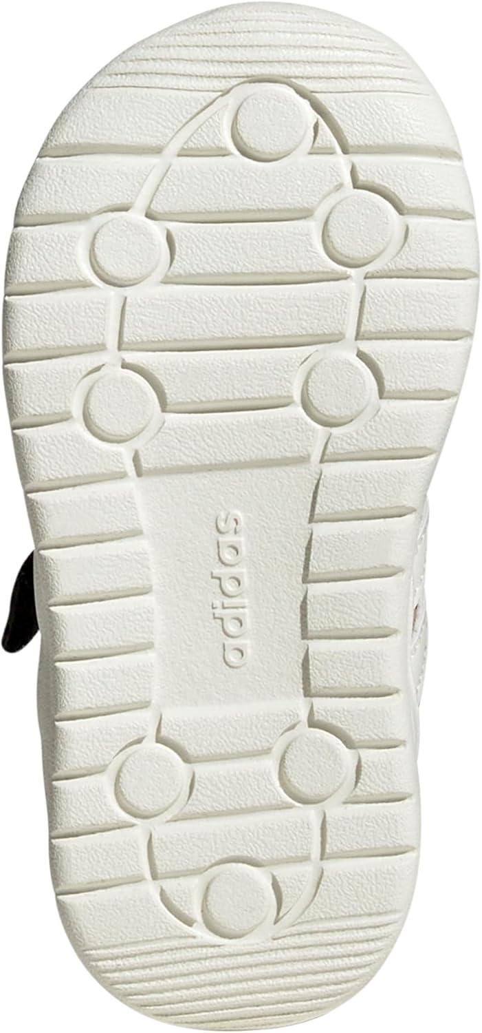 imageAdidas UnisexChild Run 70s 20 Elastic Lace ampamp StrapMagic BeigeOff WhiteBlack