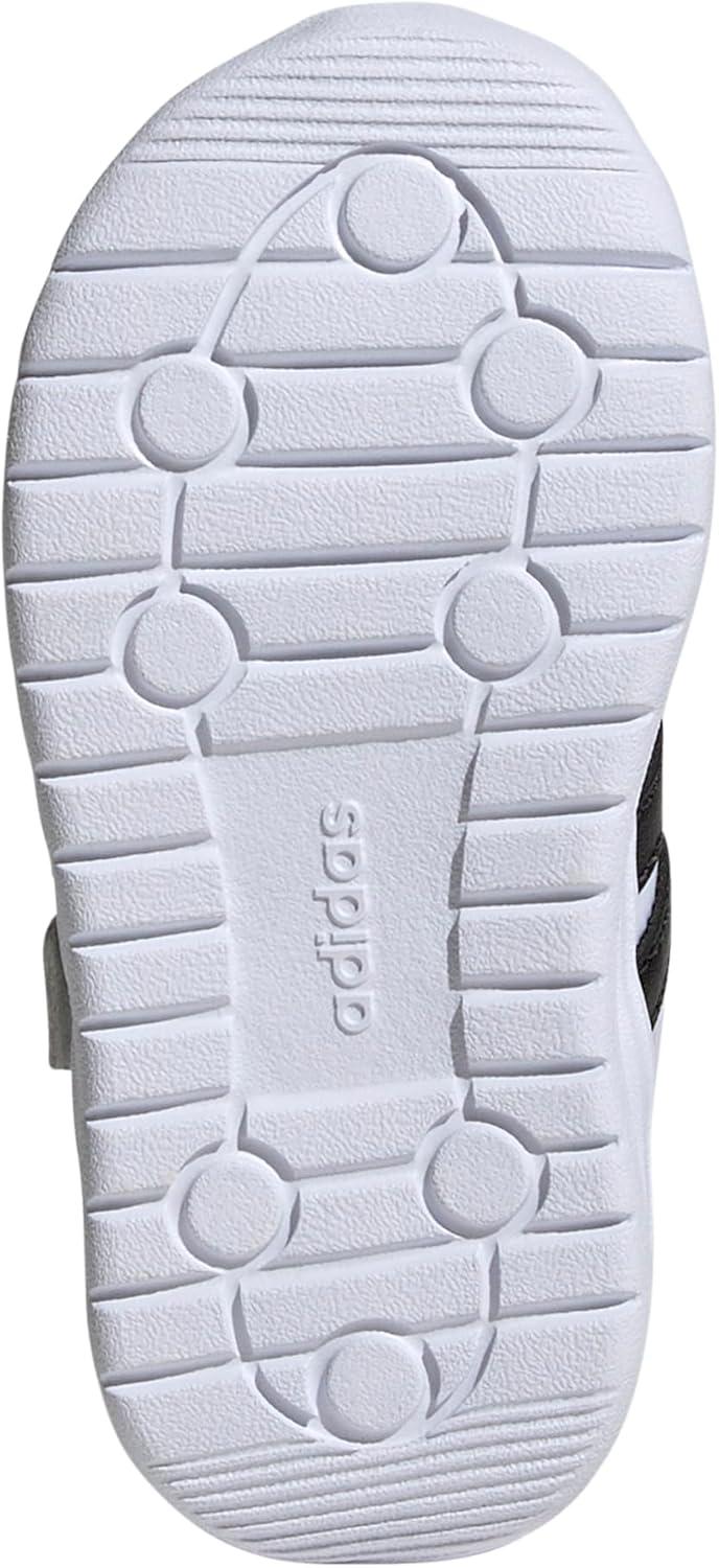 imageAdidas UnisexChild Run 70s 20 Elastic Lace ampamp StrapWhiteBlackGrey