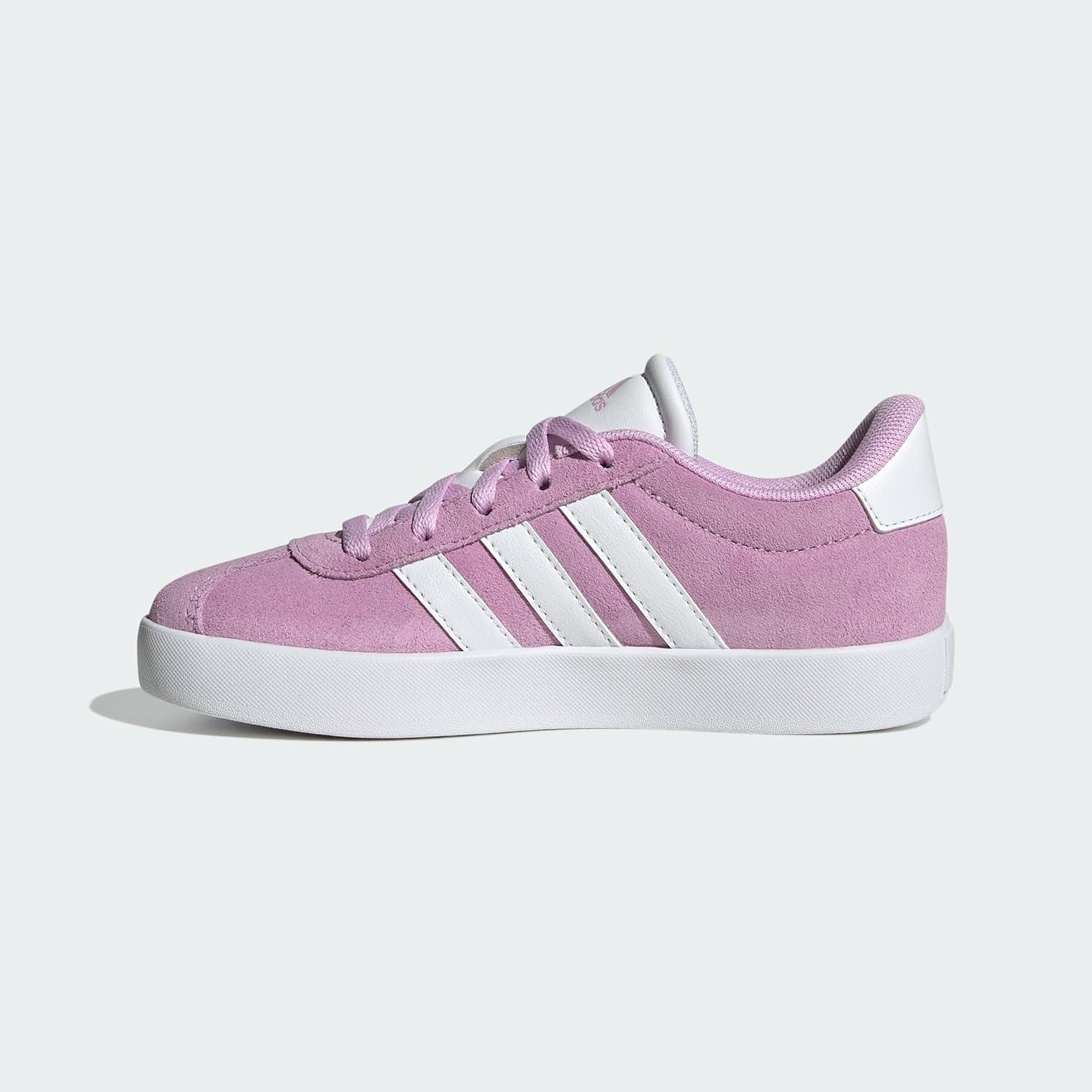 imageadidas Kids Vl Court 30 ShoesBliss LilacWhiteGrey