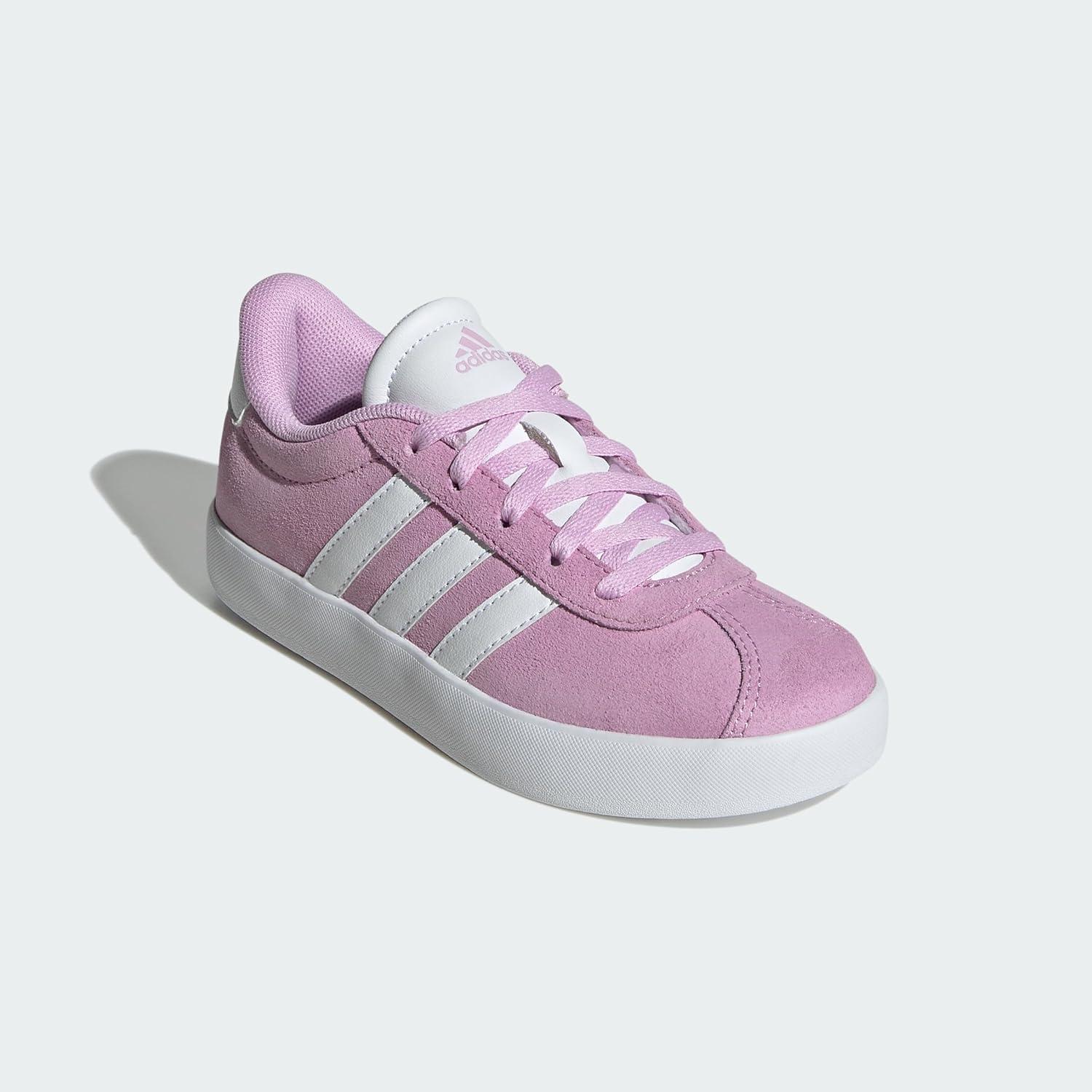 imageadidas Kids Vl Court 30 ShoesBliss LilacWhiteGrey