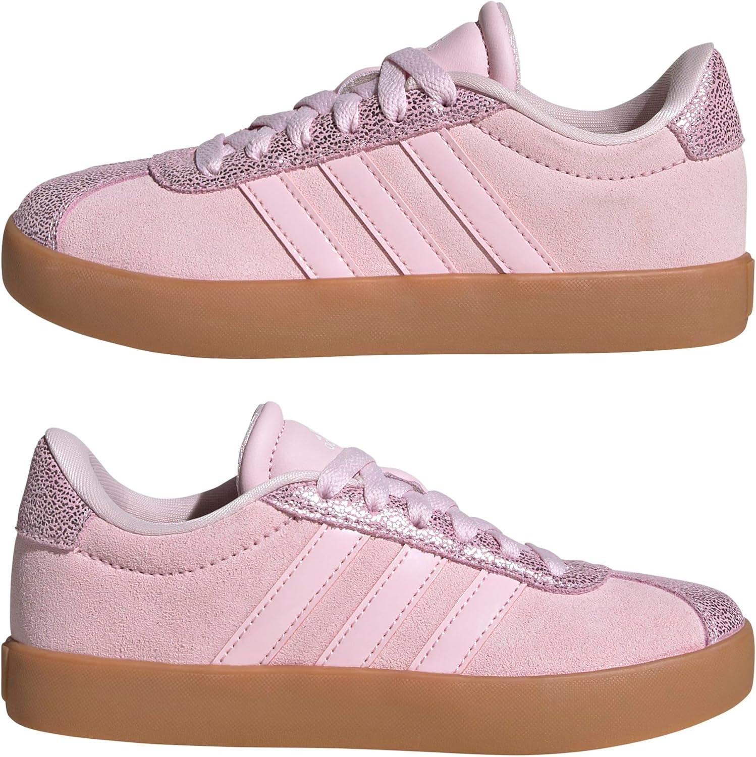 imageadidas Kids Vl Court 30 ShoesClear PinkClear PinkGum