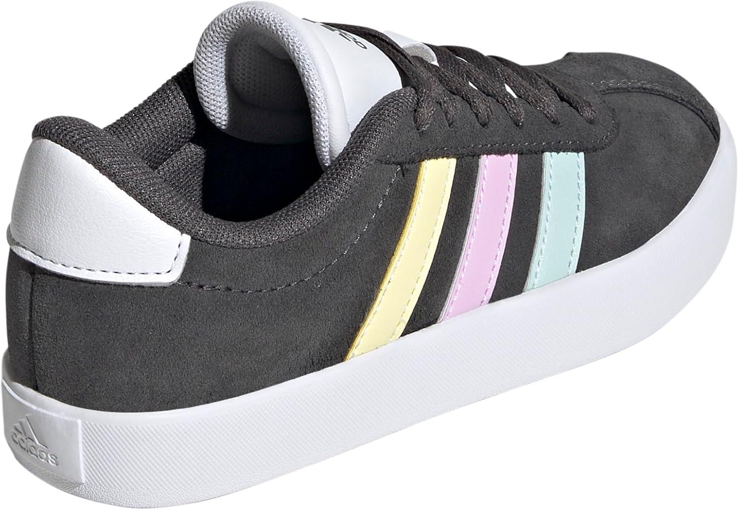 imageadidas Kids Vl Court 30 ShoesGreyHalo MintBliss Lilac