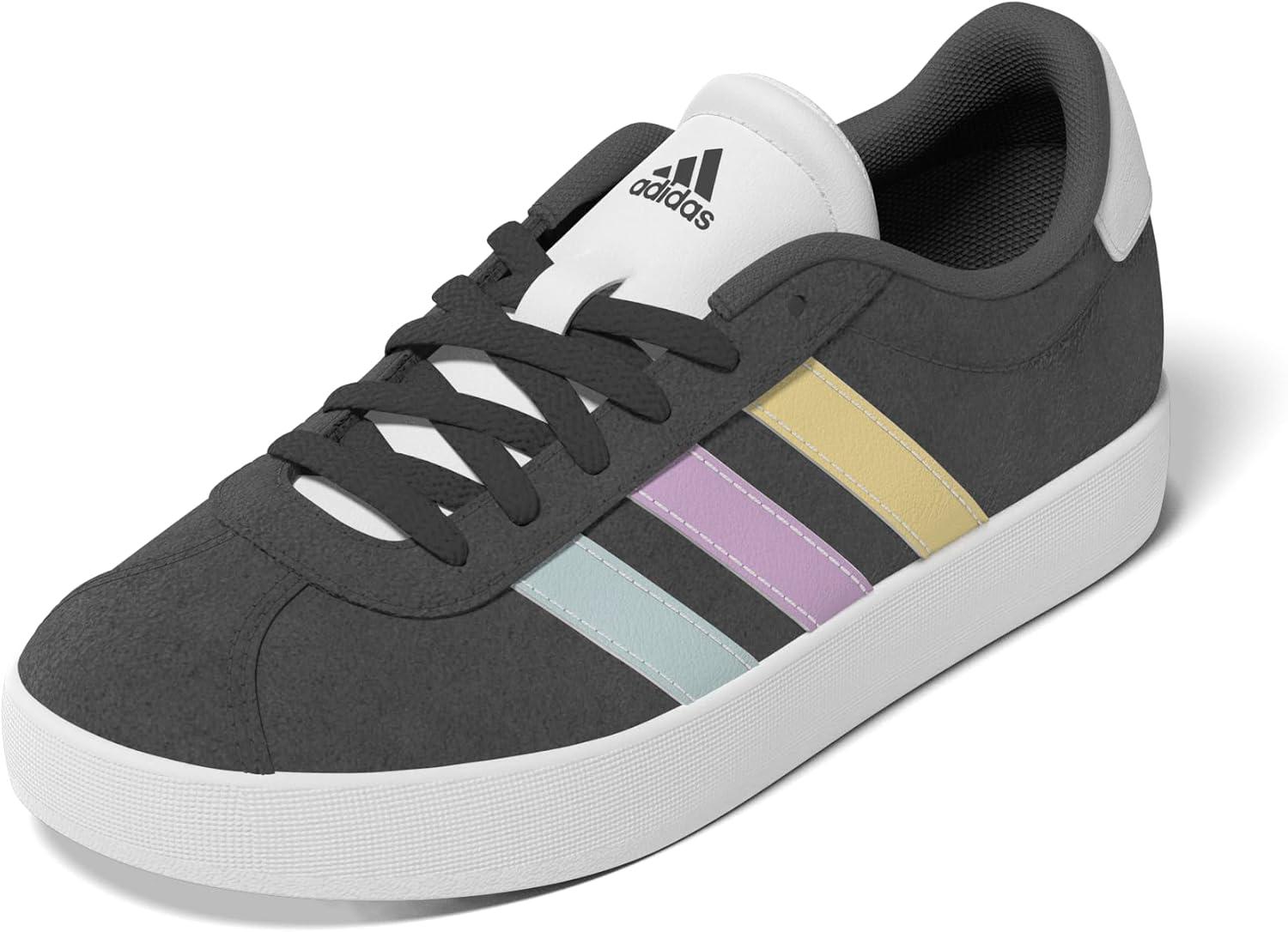 imageadidas Kids Vl Court 30 ShoesGreyHalo MintBliss Lilac