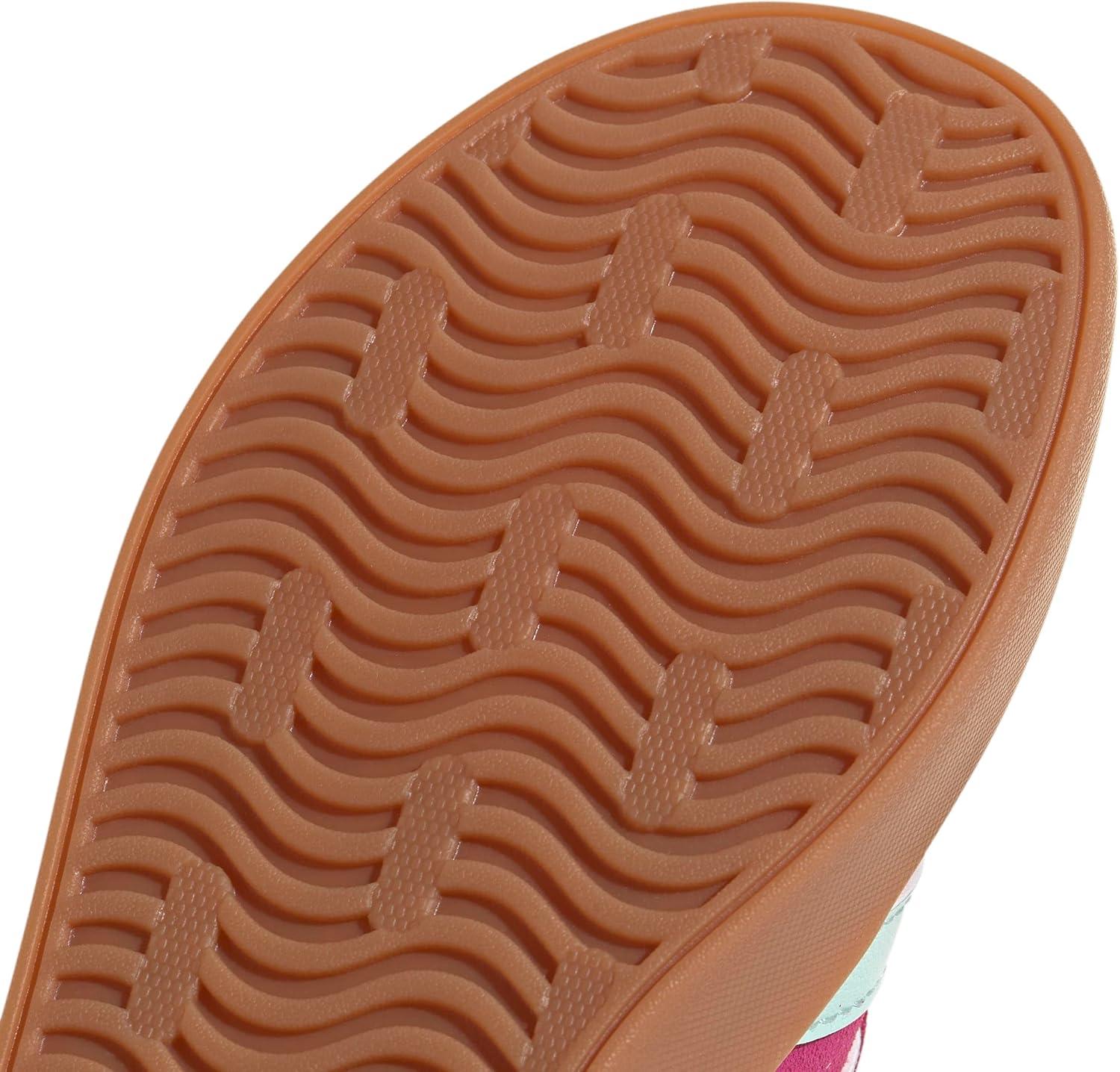 imageadidas Kids Vl Court 30 ShoesShock PinkSemi Flash AquaLucid Lemon
