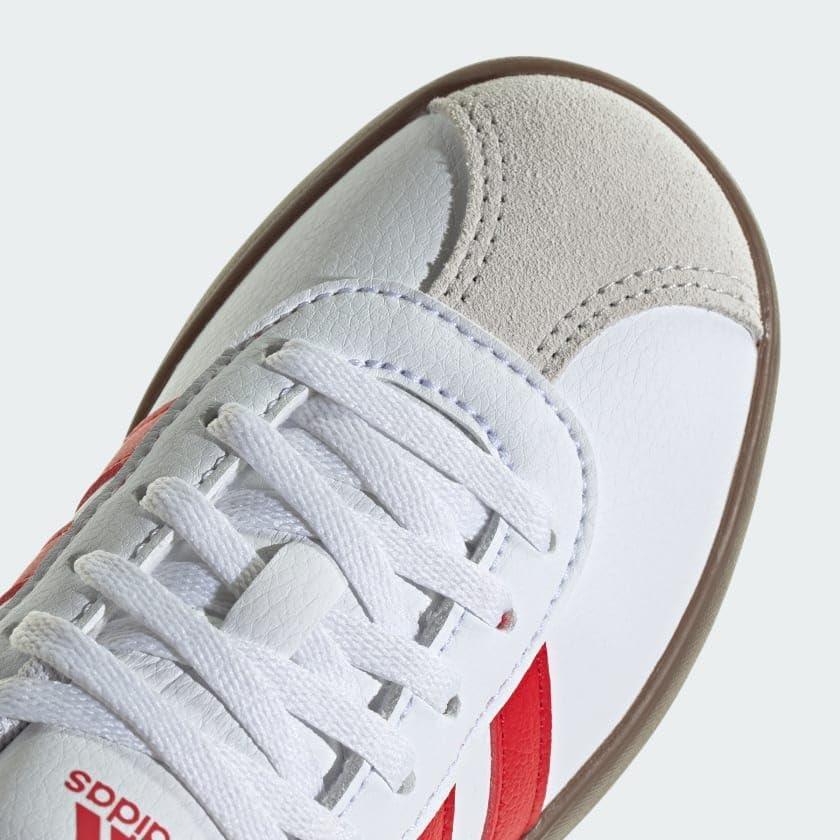 imageadidas Kids Vl Court 30 ShoesWhiteBetter ScarletGrey