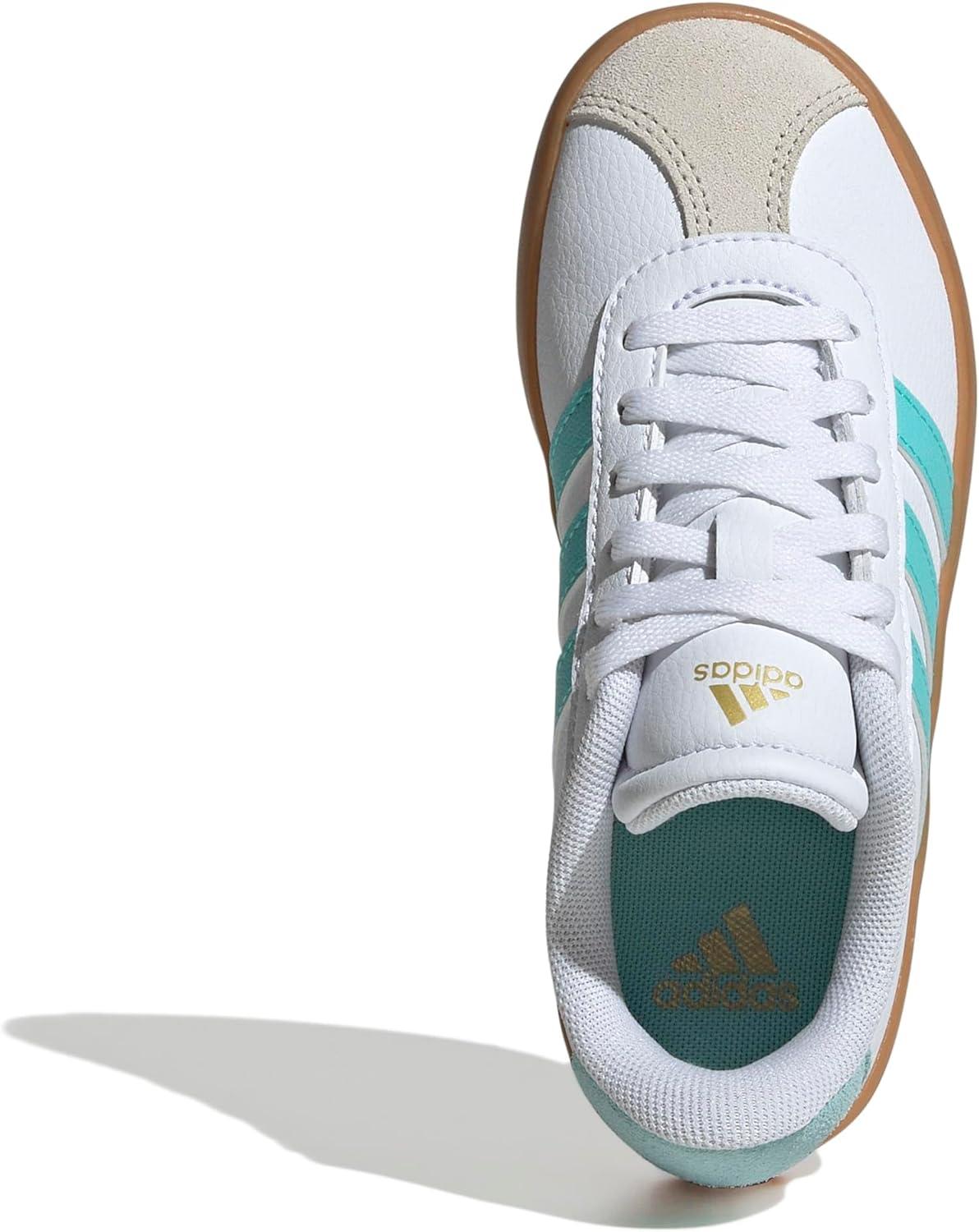 imageadidas Kids Vl Court 30 ShoesWhiteFlash AquaAlumina