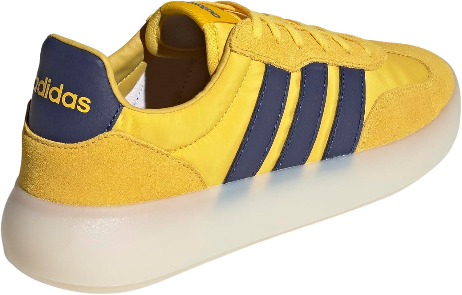 imageadidas Mens Barreda Decode ShoeUtility YellowDark BlueOff White
