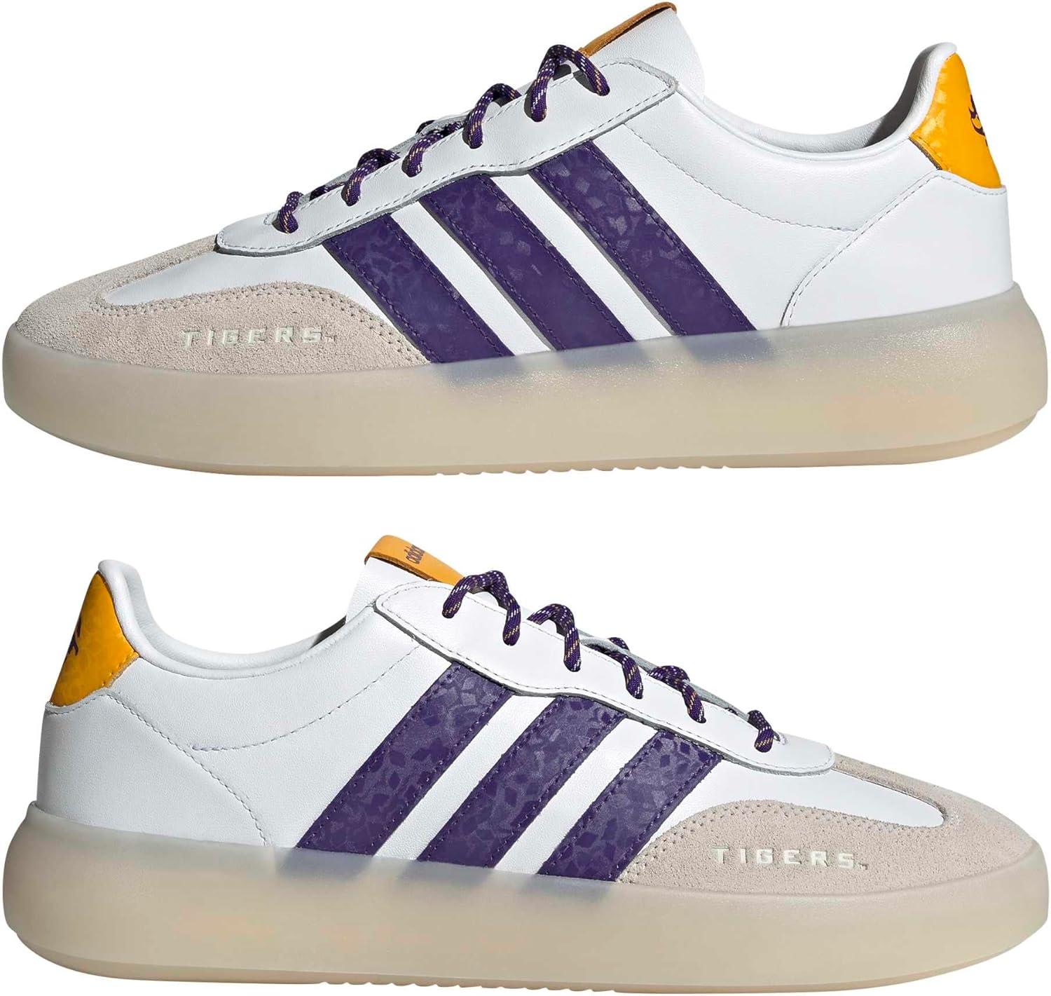 imageadidas Mens Barreda Decode ShoeWhiteCollegiate PurpleTeam Collegiate Gold