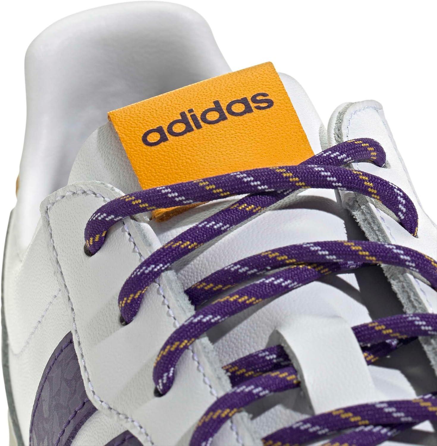 imageadidas Mens Barreda Decode ShoeWhiteCollegiate PurpleTeam Collegiate Gold