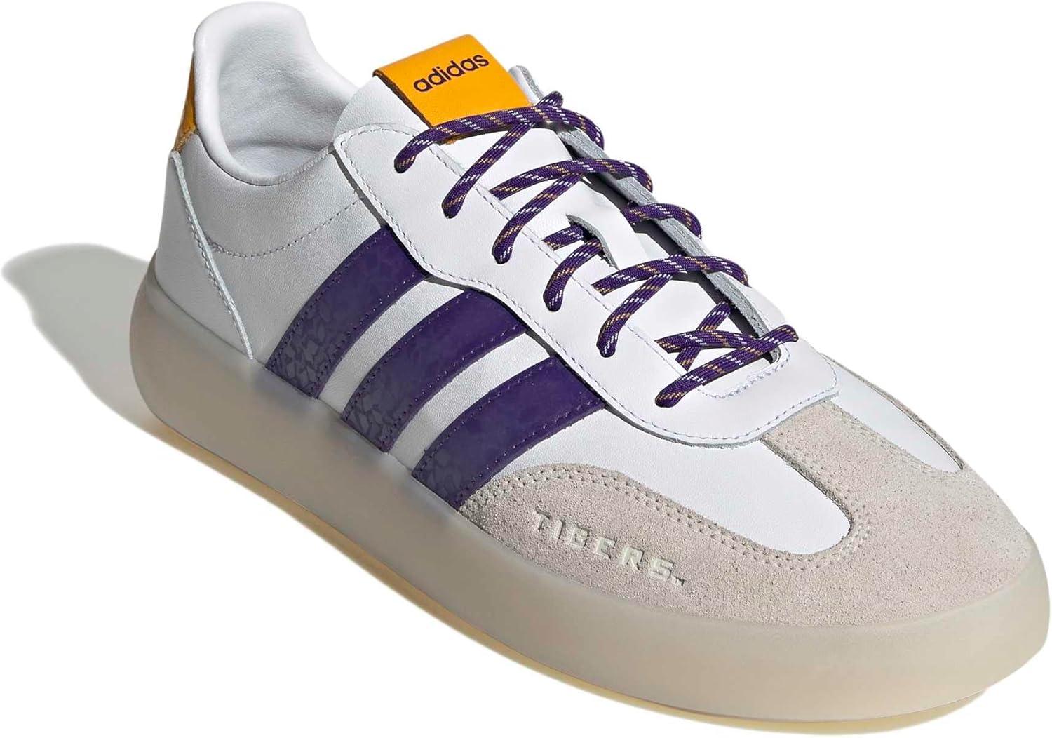 imageadidas Mens Barreda Decode ShoeWhiteCollegiate PurpleTeam Collegiate Gold