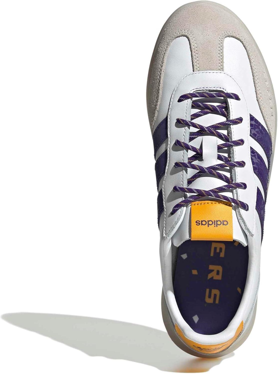 imageadidas Mens Barreda Decode ShoeWhiteCollegiate PurpleTeam Collegiate Gold