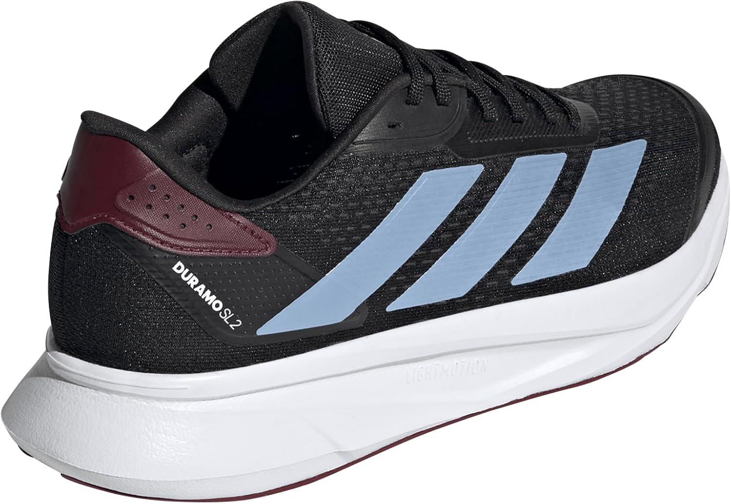 imageadidas Mens Duramo Sl 2 Running ShoeBlackBlueShadow Red