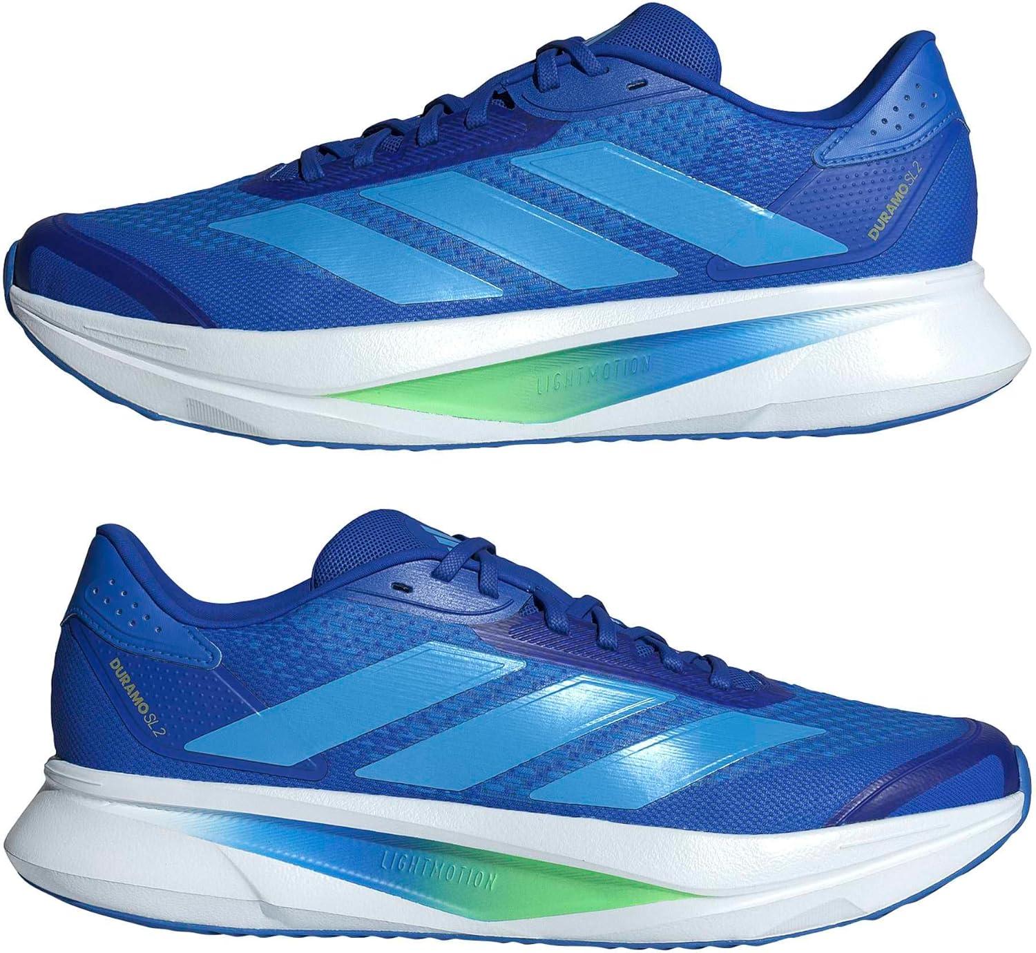imageadidas Mens Duramo Sl 2 Running ShoeBlueBlue BurstGold Metallic