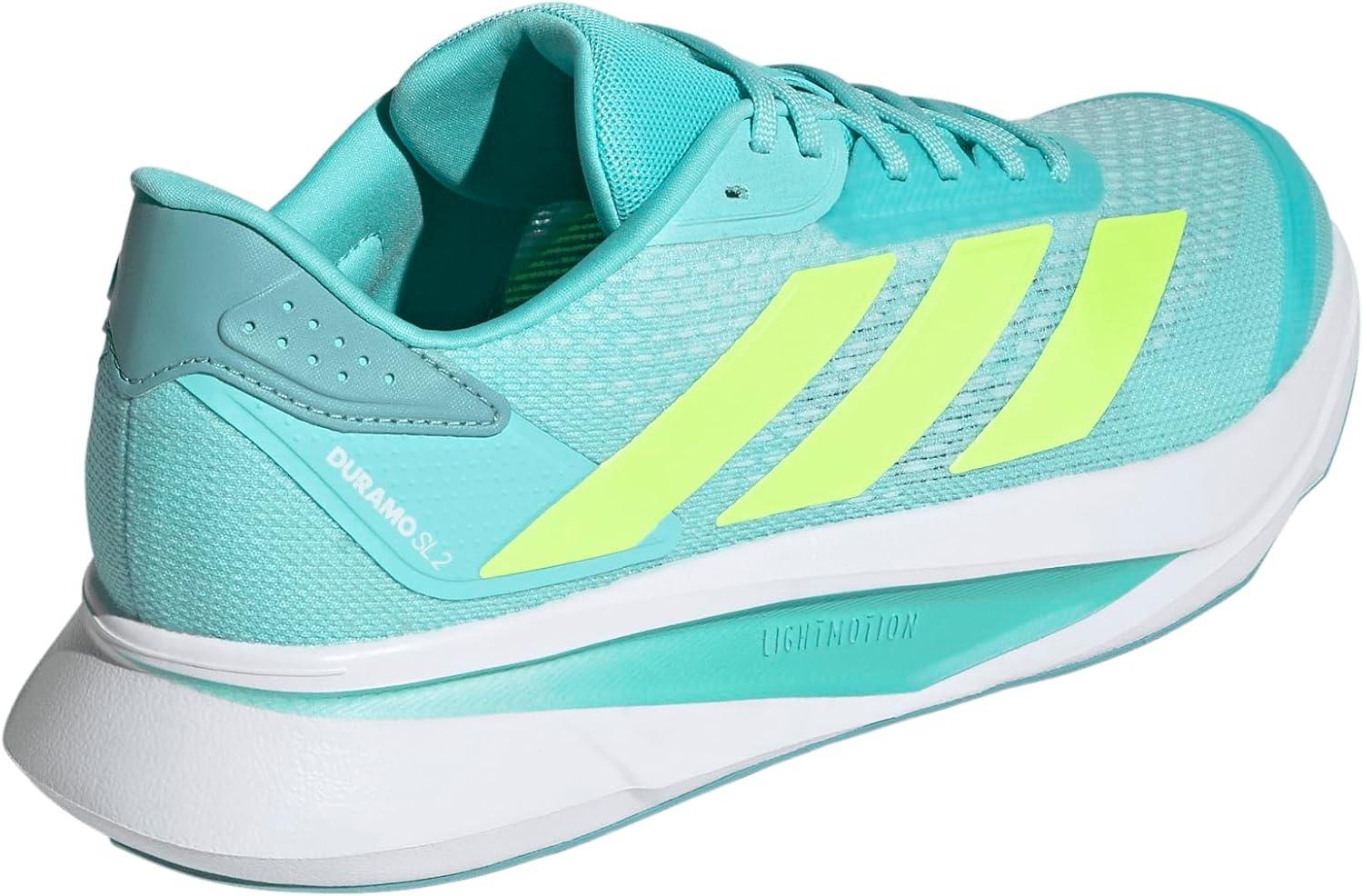 imageadidas Mens Duramo Sl 2 Running ShoeFlash AquaLucid LemonMint Ton