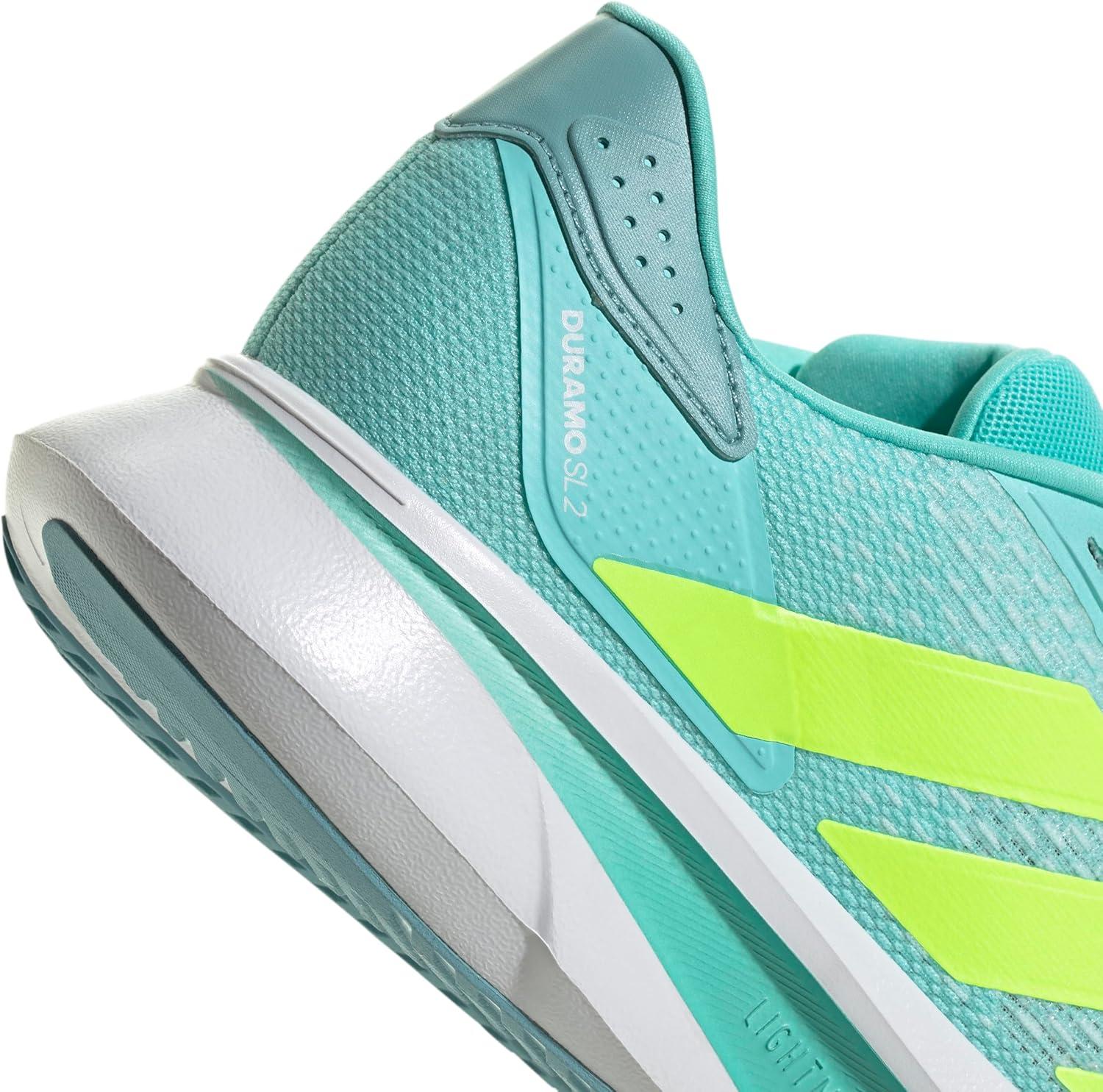 imageadidas Mens Duramo Sl 2 Running ShoeFlash AquaLucid LemonMint Ton