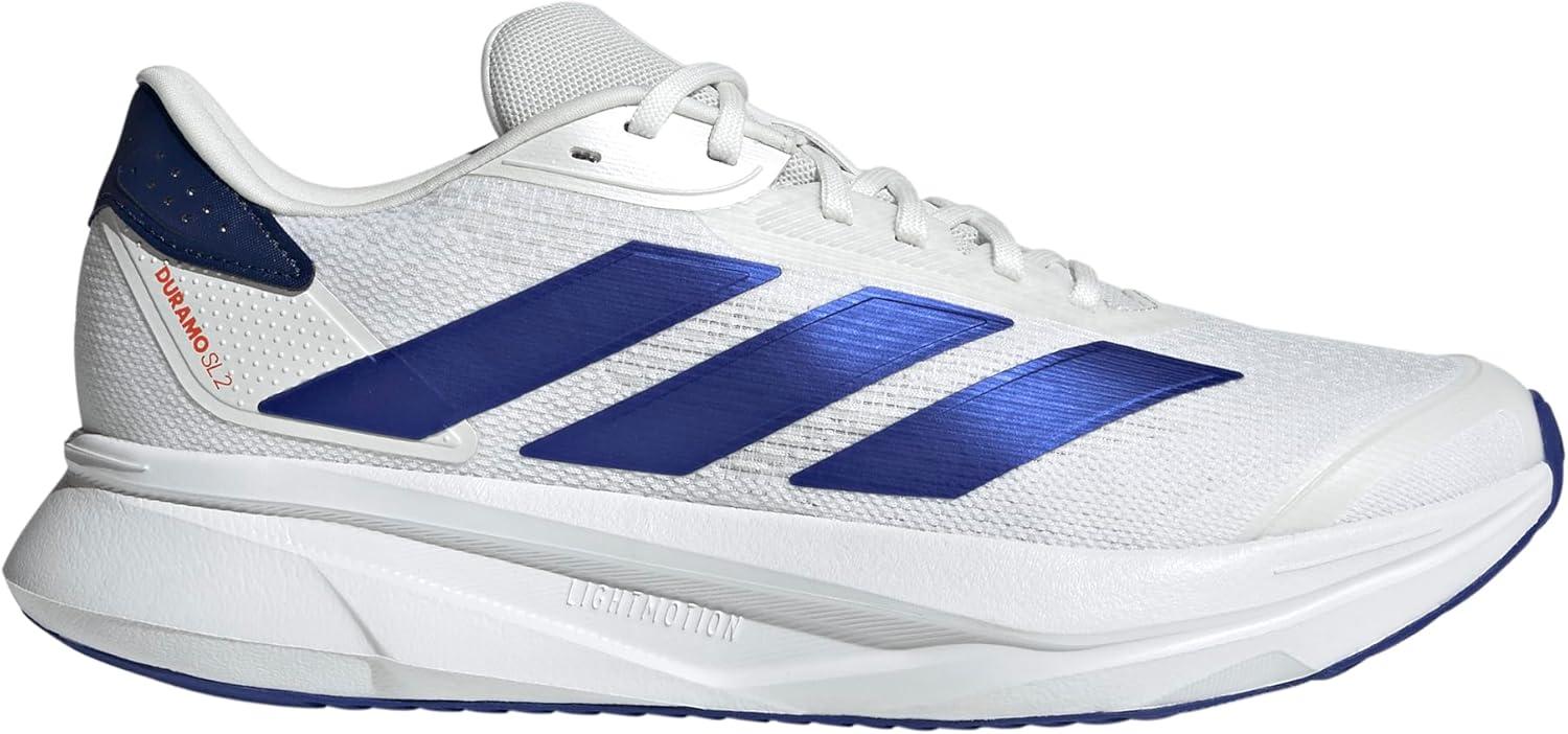 imageadidas Mens Duramo Sl 2 Running ShoeWhiteLucid BlueDark Blue