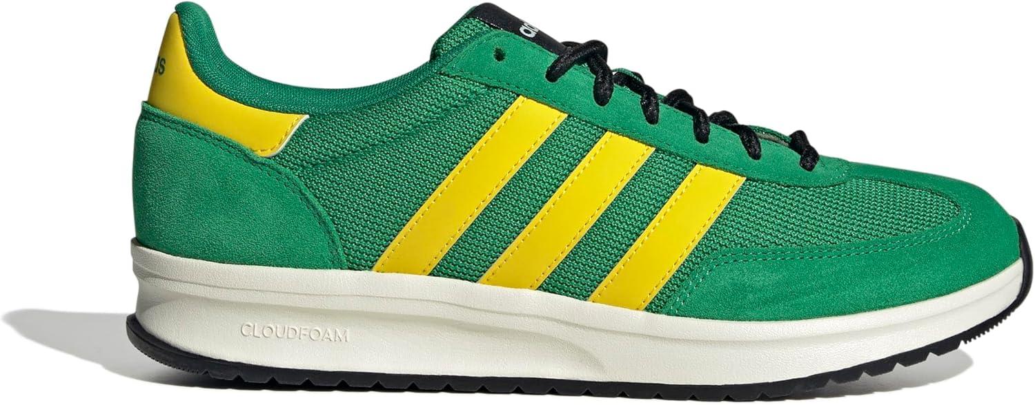 imageadidas Mens Run 70s 20GreenYellowOff White