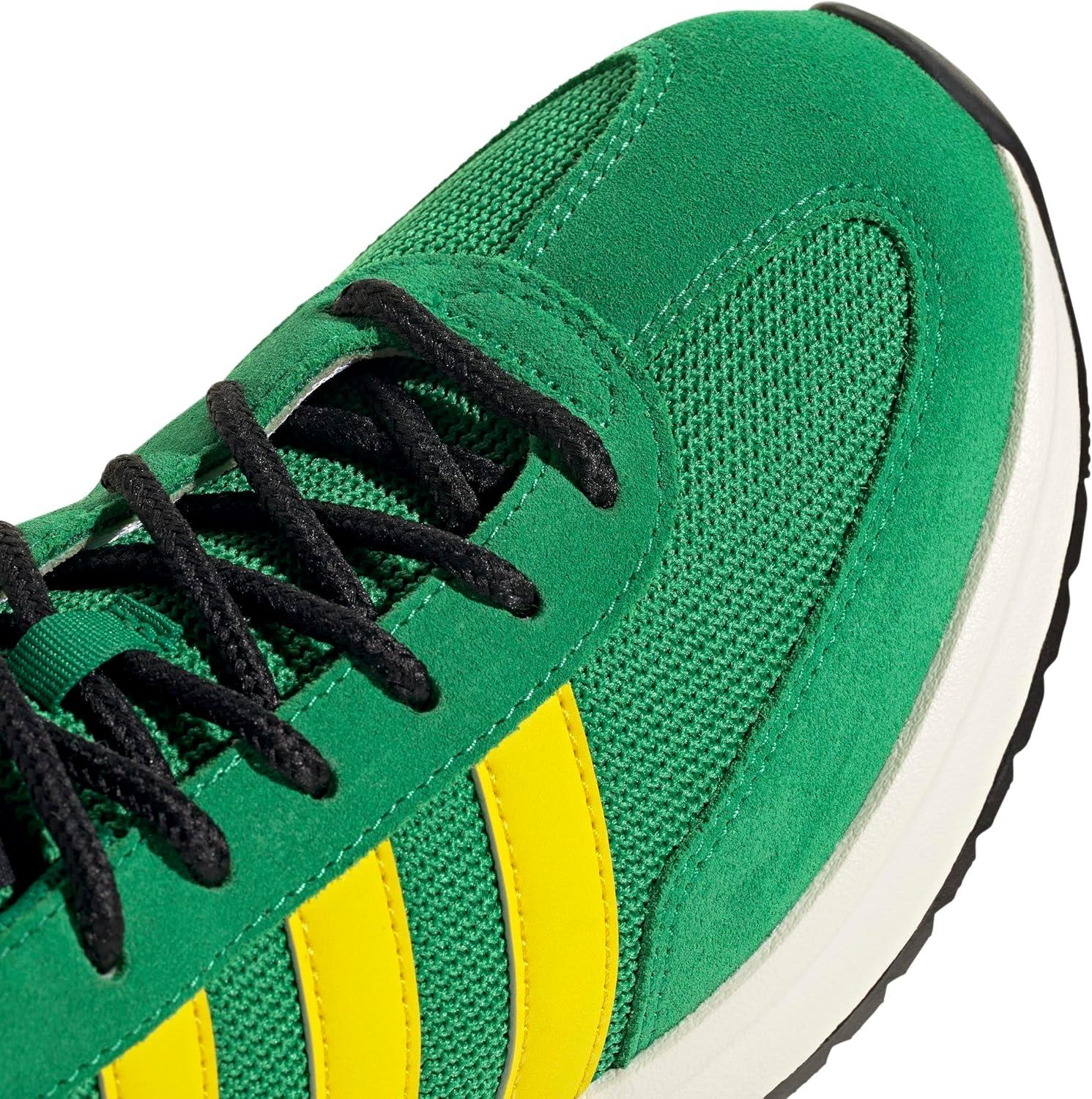 imageadidas Mens Run 70s 20GreenYellowOff White