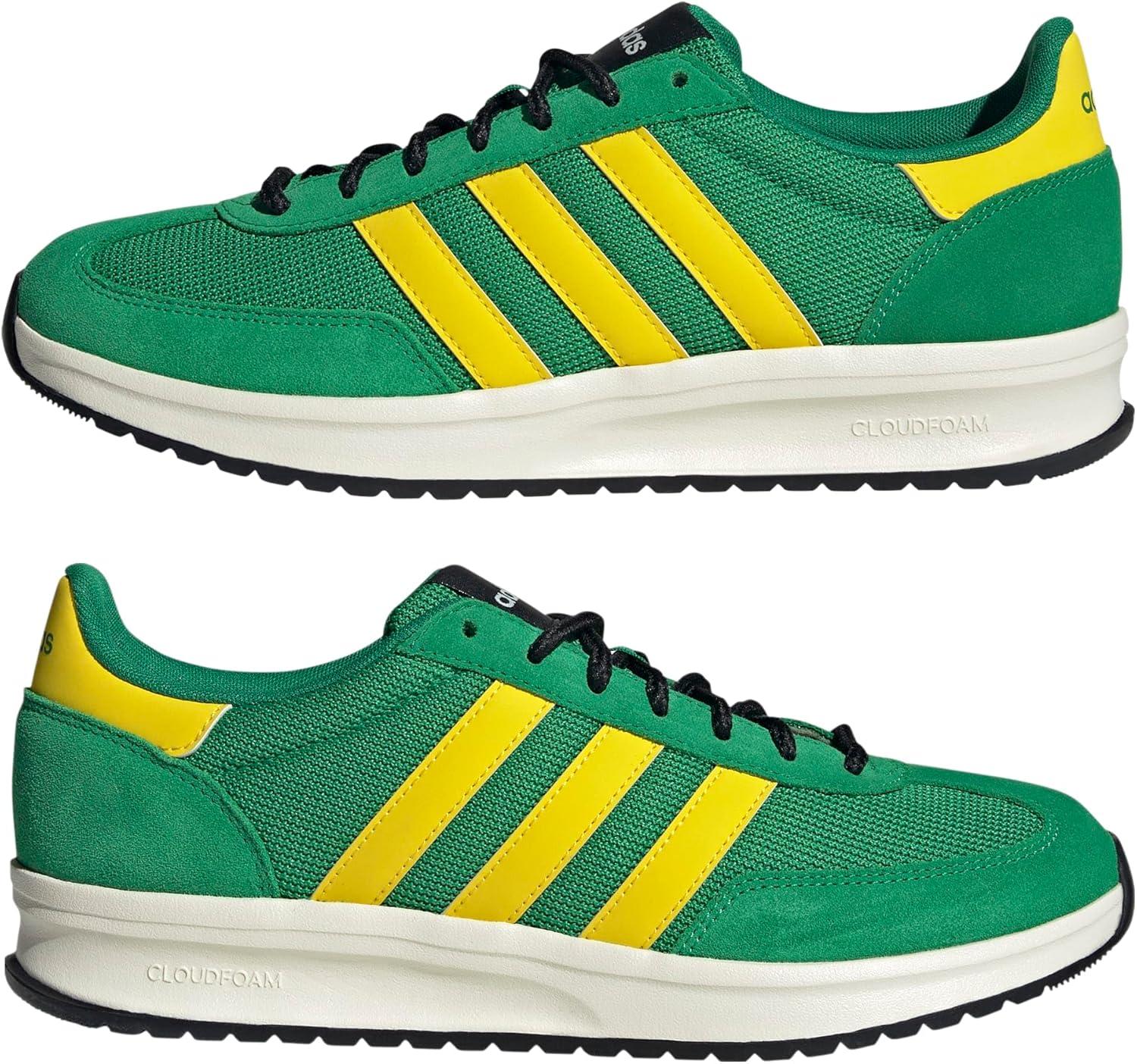 imageadidas Mens Run 70s 20GreenYellowOff White