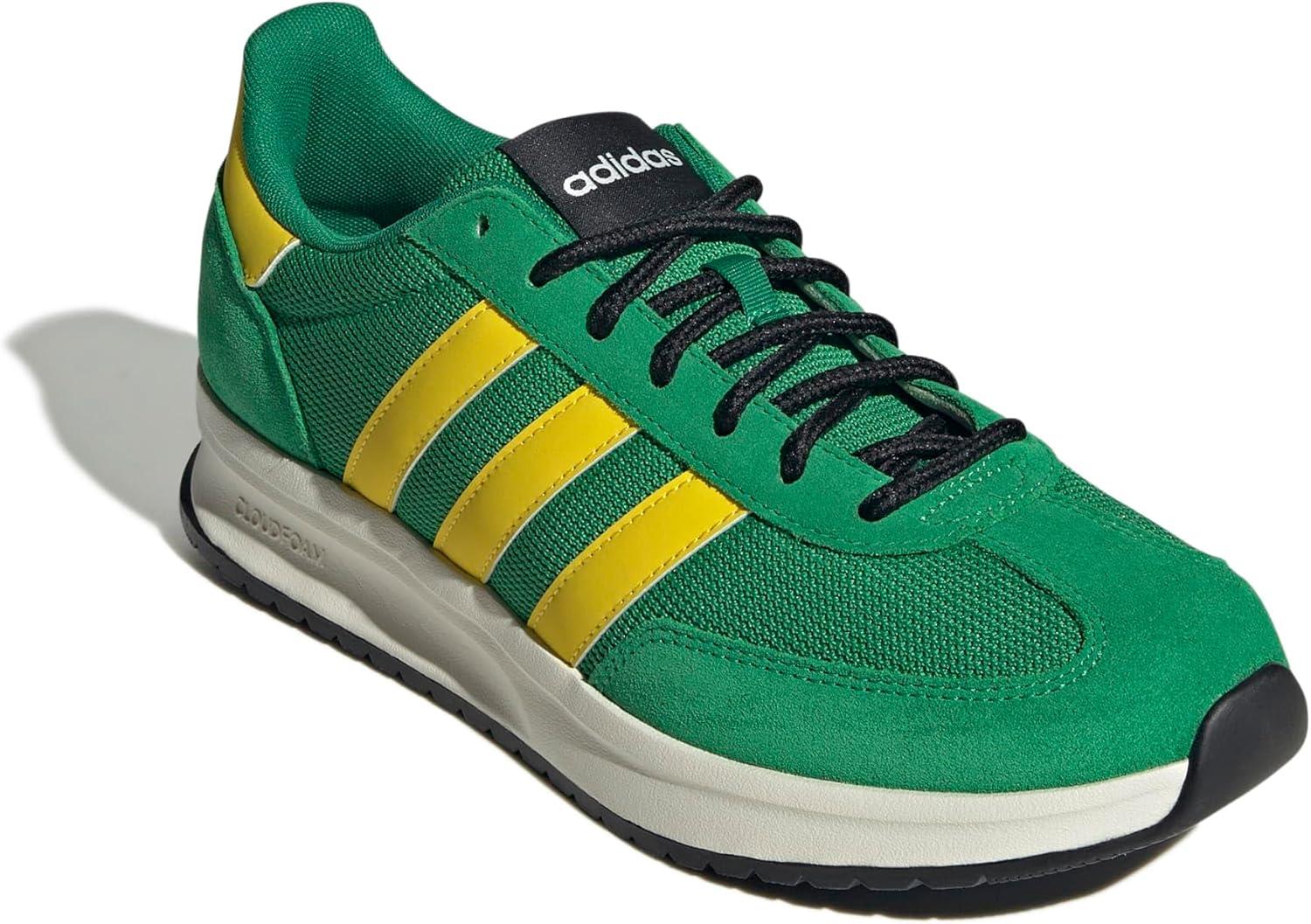 imageadidas Mens Run 70s 20GreenYellowOff White
