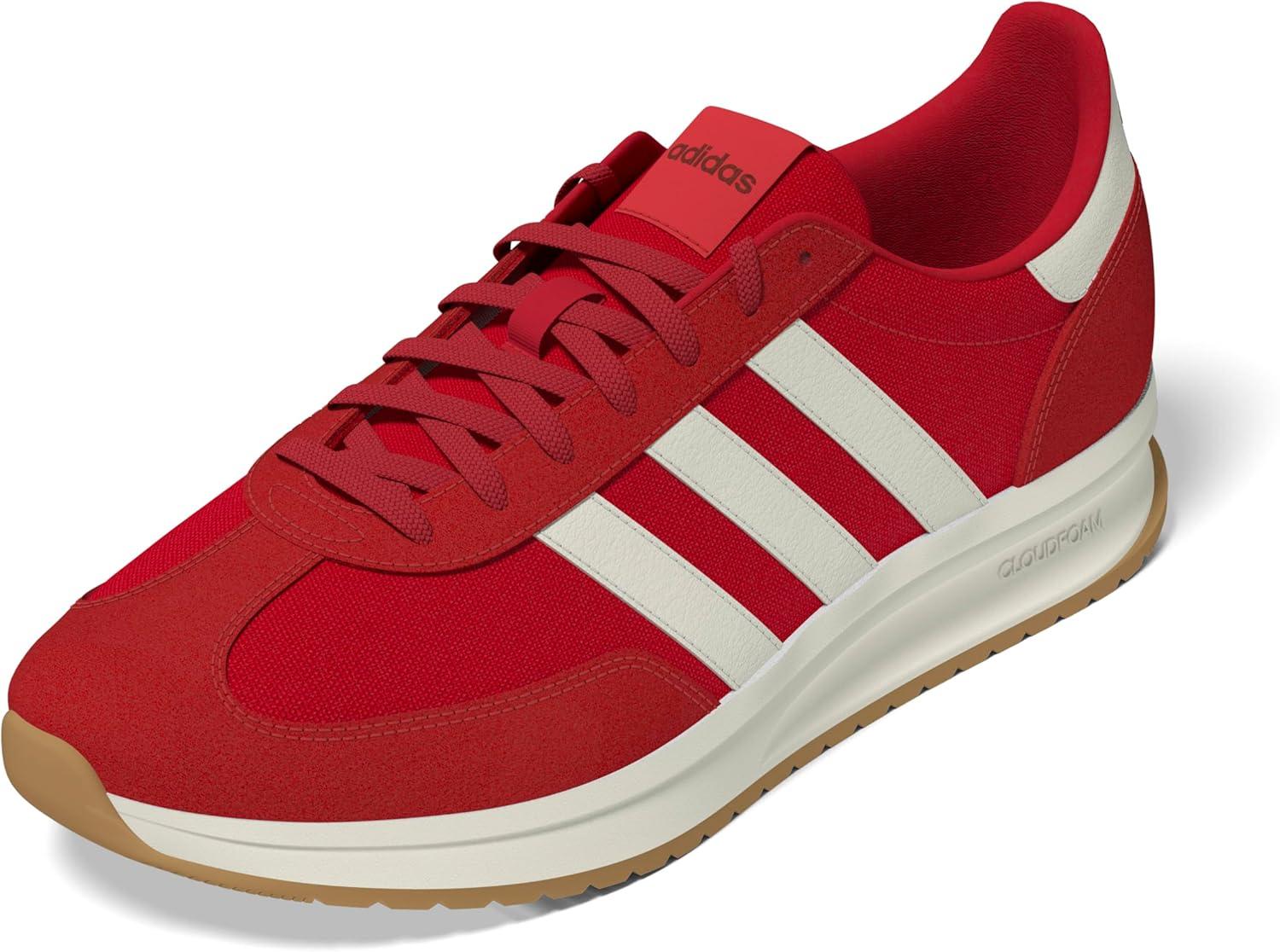 imageadidas Mens Run 70s 20Pure RubyOff WhiteSemi Lucid Red
