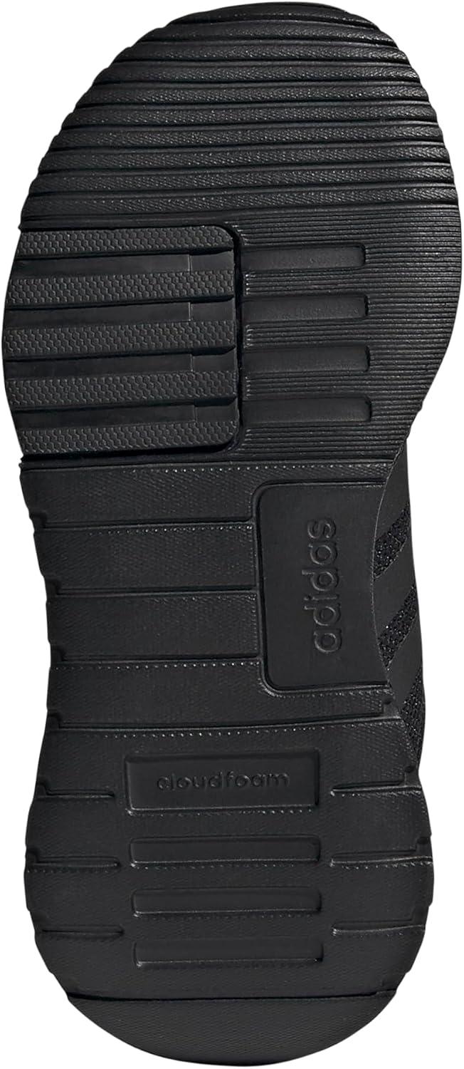 imageadidas UnisexChild Racer TR21 Running ShoeBlackBlackCarbon Cross Strap