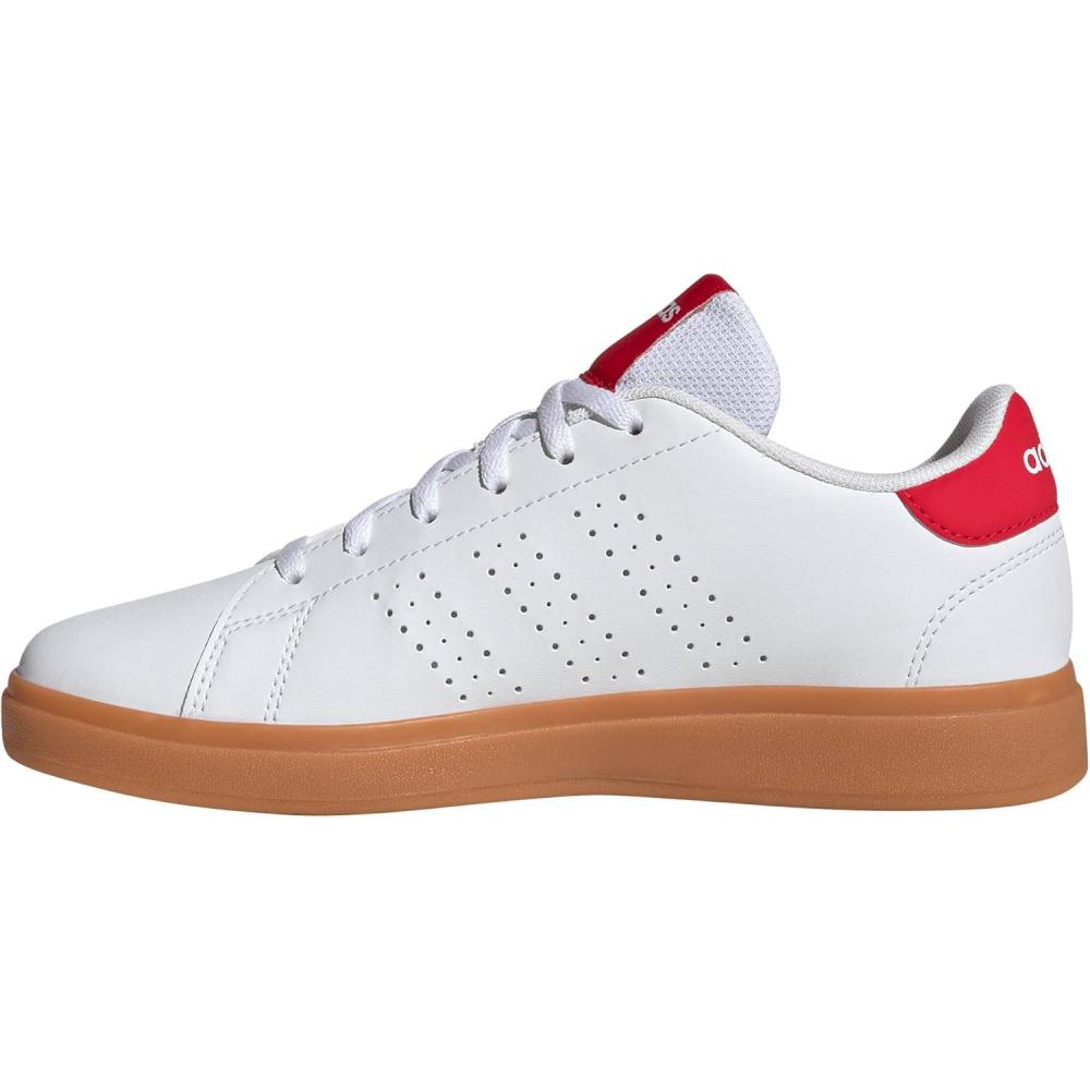 imageAdidas UnisexChild Advantage Base 20WhitePure RubyGum