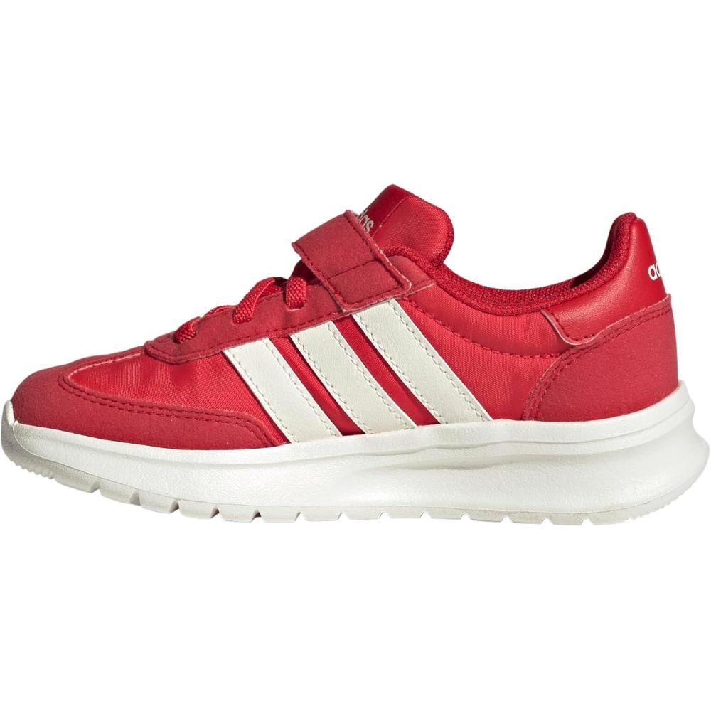 imageAdidas UnisexChild Run 70s 20 Elastic Lace ampamp StrapBetter ScarletWhitePure Ruby