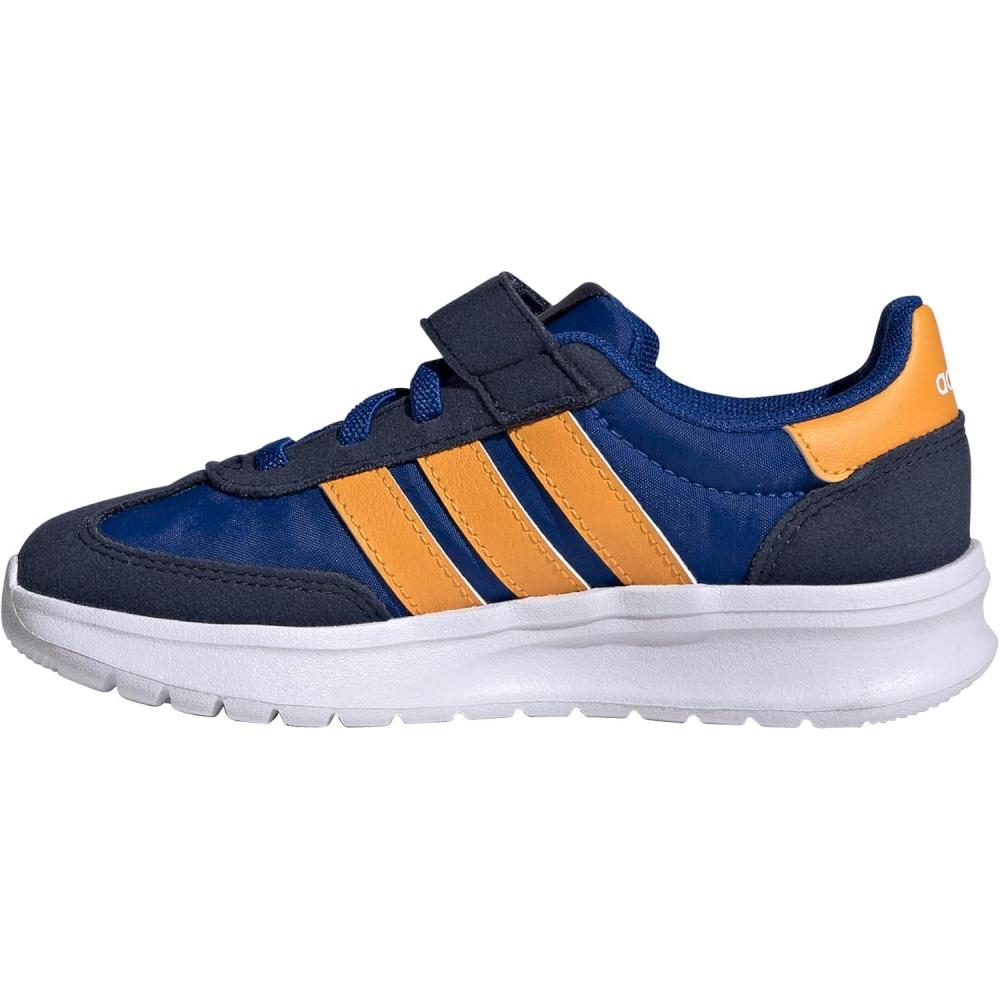 imageAdidas UnisexChild Run 70s 20 Elastic Lace ampamp StrapCollegiate RoyalCollegiate GoldCollegiate Navy
