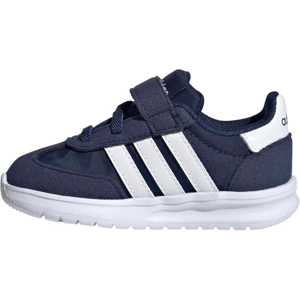 imageAdidas UnisexChild Run 70s 20 Elastic Lace ampamp StrapDark BlueWhite