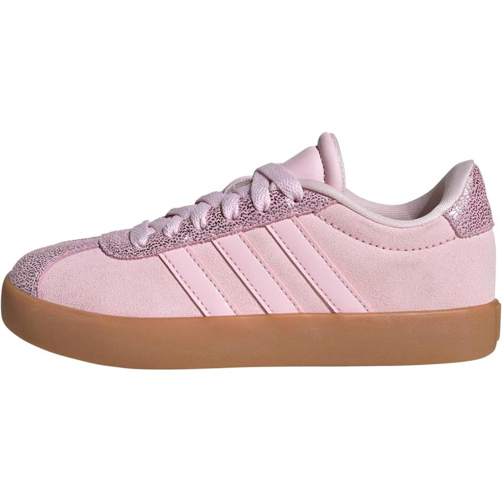 imageadidas Kids Vl Court 30 ShoesClear PinkClear PinkGum