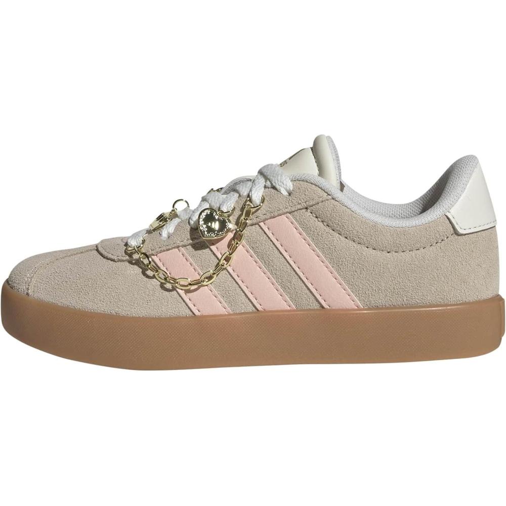 imageadidas Kids Vl Court 30 ShoesCrystal LinenBlush PinkOff White