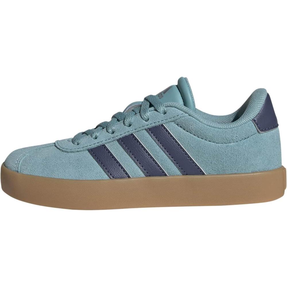 imageadidas Kids Vl Court 30 ShoesMint TonPreloved InkSilver Metallic