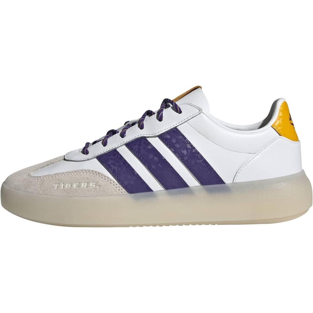 imageadidas Mens Barreda Decode ShoeWhiteCollegiate PurpleTeam Collegiate Gold