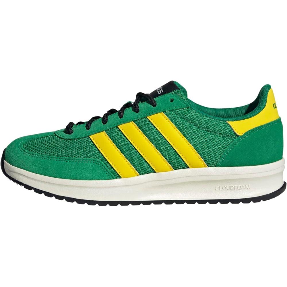 imageadidas Mens Run 70s 20GreenYellowOff White