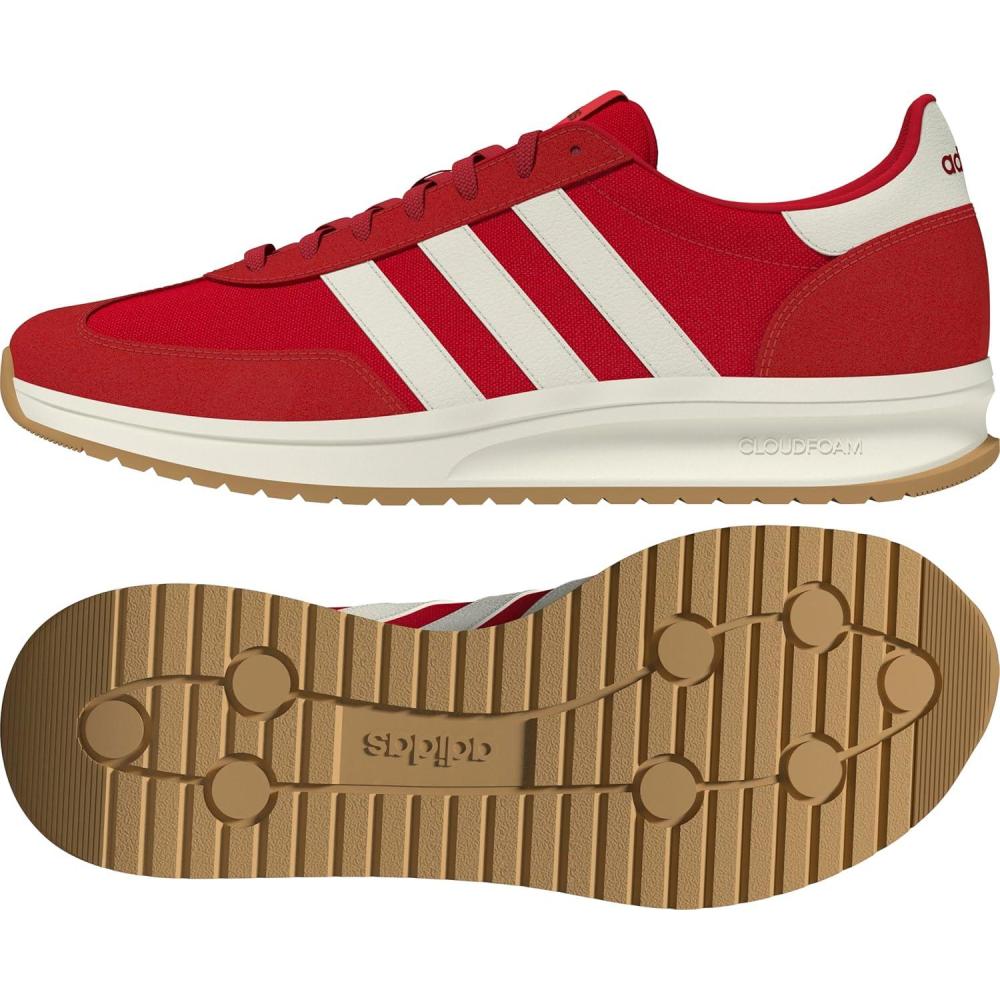 imageadidas Mens Run 70s 20Pure RubyOff WhiteSemi Lucid Red
