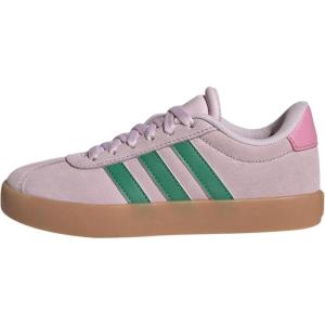 adidas Kids’ Vl Court 3.0 Shoes(Clear Pink/Court Green/Gum)