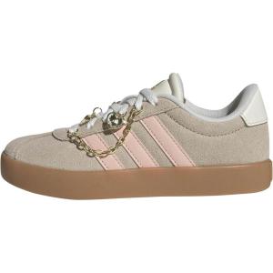 adidas Kids’ Vl Court 3.0 Shoes(Crystal Linen/Blush Pink/Off White)