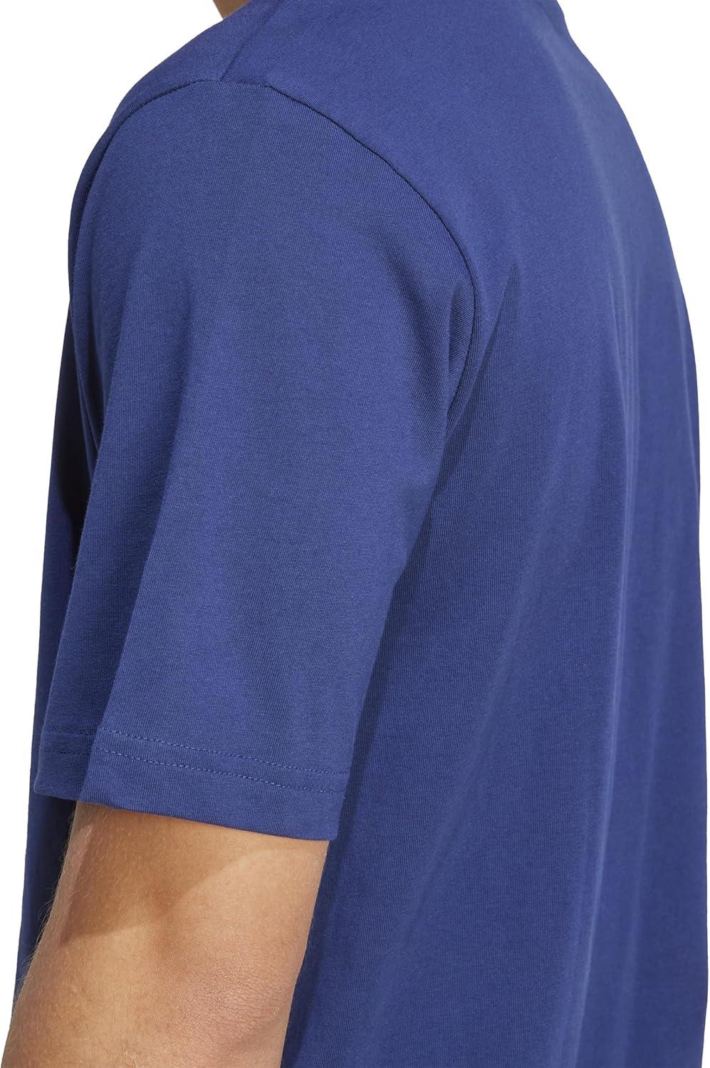 imageAdidas Mens Codes Collegiate Graphic TShirtDark BlueLineage