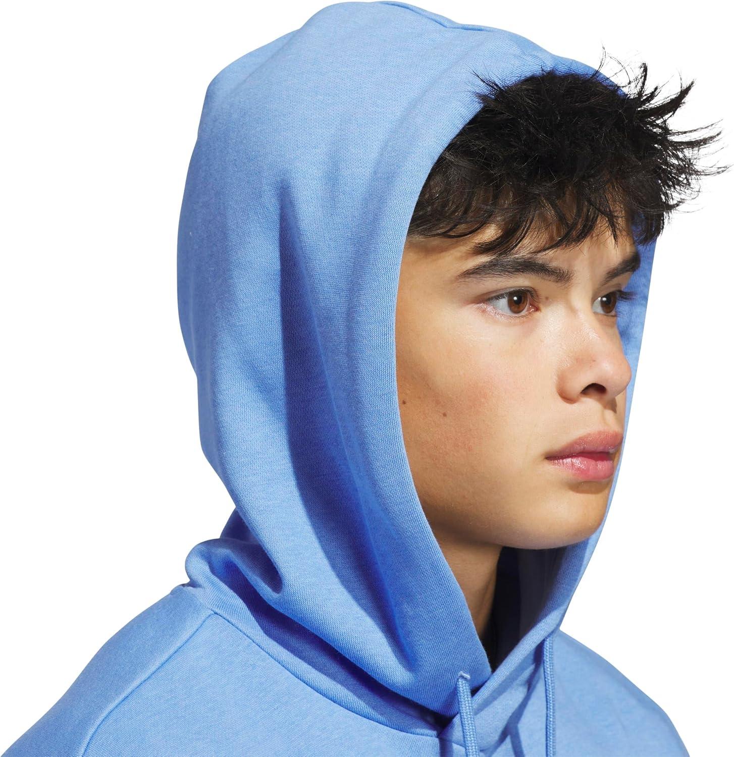imageadidas Mens Big Logo Graphic HoodieBlue FusionWhite