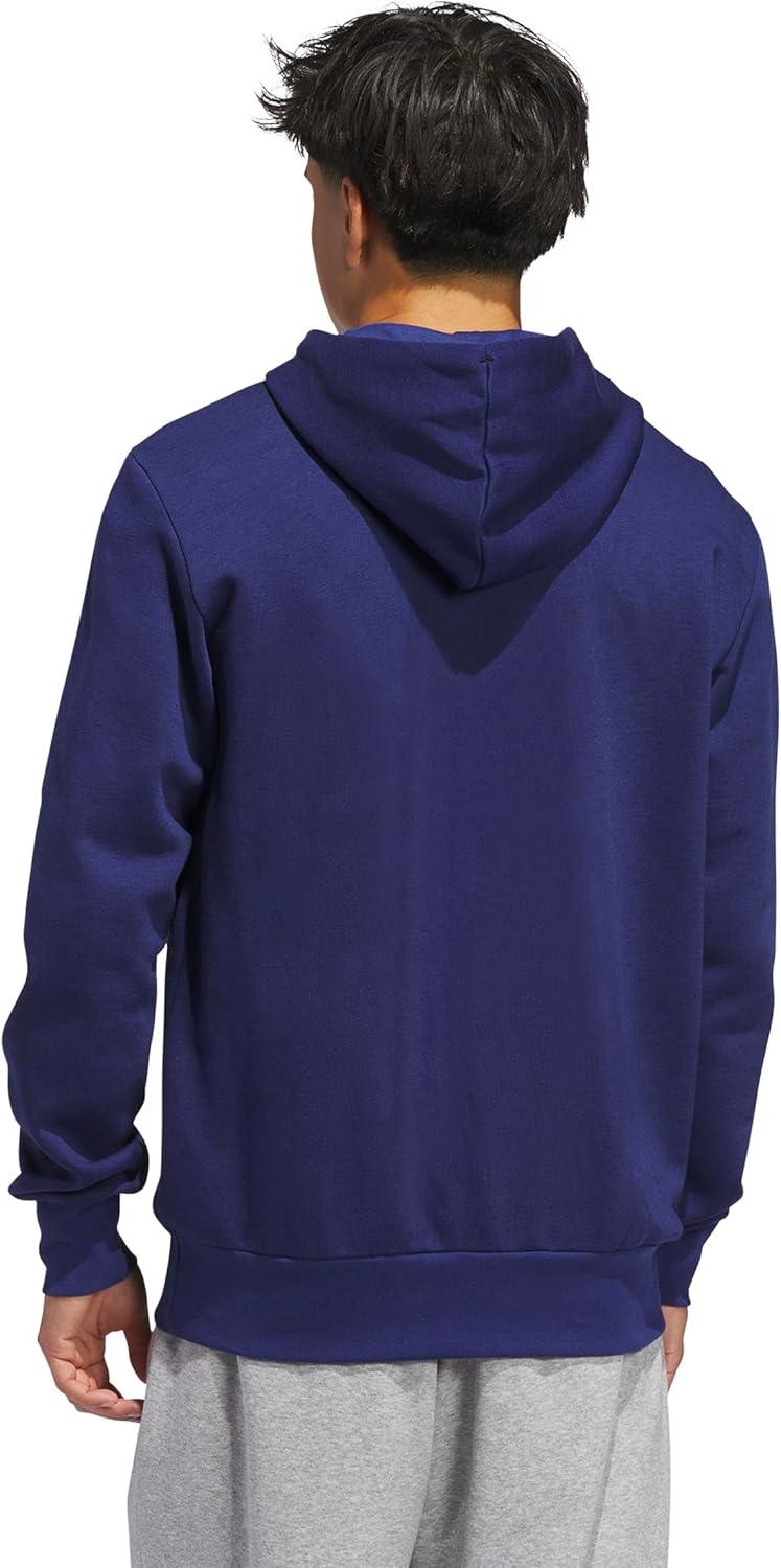 imageadidas Mens Big Logo Graphic HoodieDark Blue