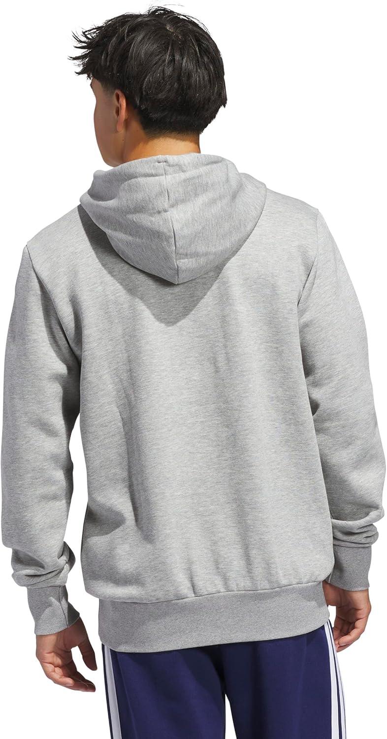 imageadidas Mens Big Logo Graphic HoodieMedium Grey Heather