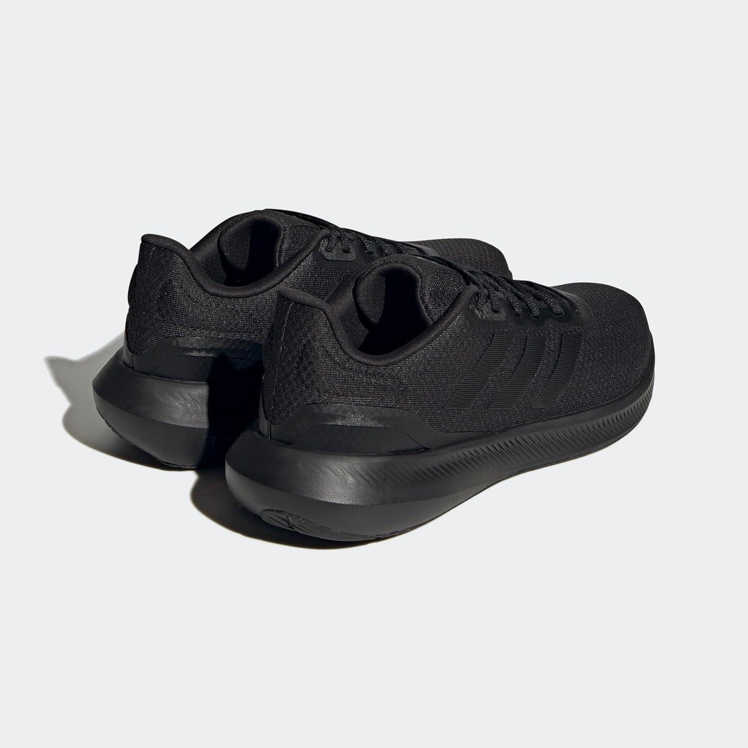 imageadidas Mens Run Falcon 30 ShoeBlackBlackCarbon