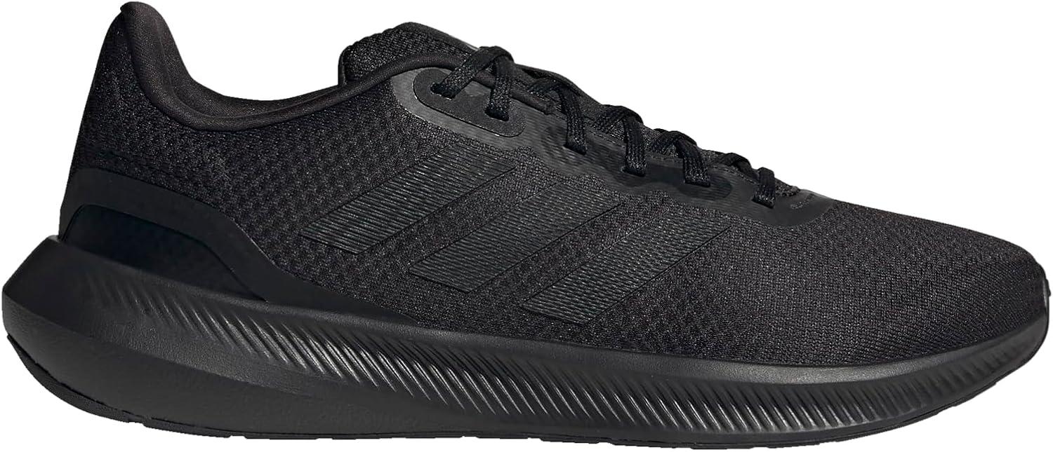 imageadidas Mens Run Falcon 30 ShoeBlackBlackCarbon