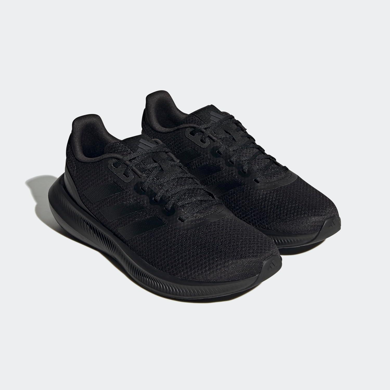 imageadidas Mens Run Falcon 30 ShoeBlackBlackCarbon