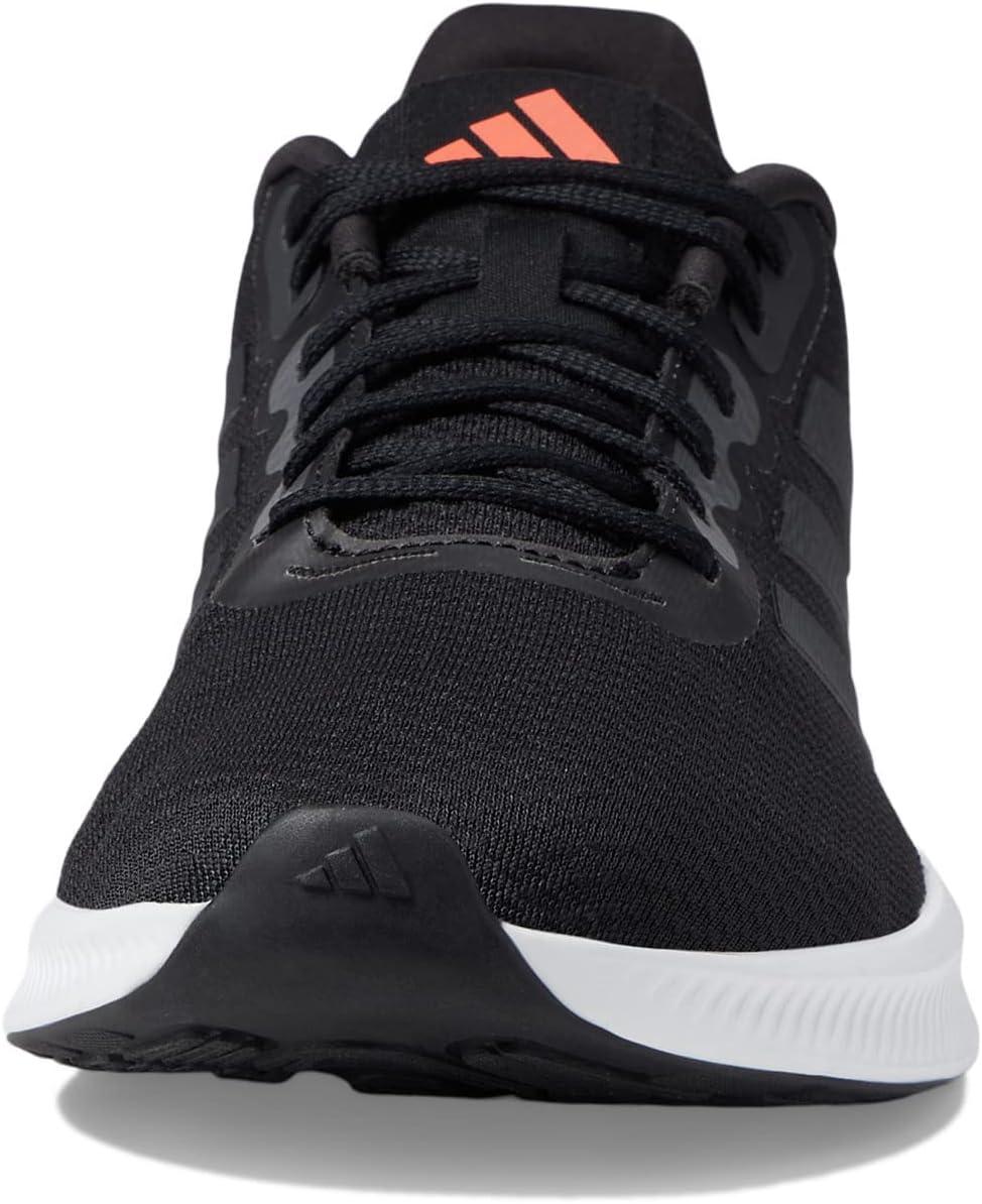 imageadidas Mens Run Falcon 30 ShoeBlackCarbonSolar Red