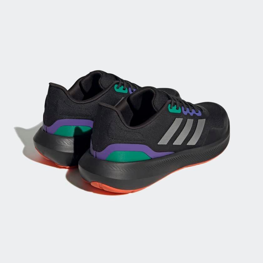 imageadidas Mens Run Falcon 30 ShoeBlackSilver Metallic