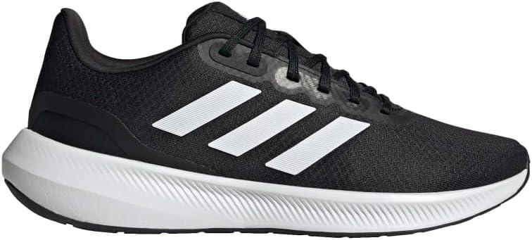 imageadidas Mens Run Falcon 30 ShoeBlackWhiteBlack