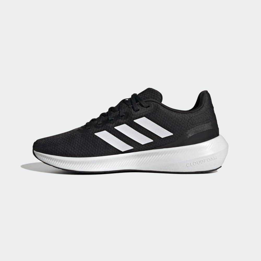 imageadidas Mens Run Falcon 30 ShoeBlackWhiteBlack