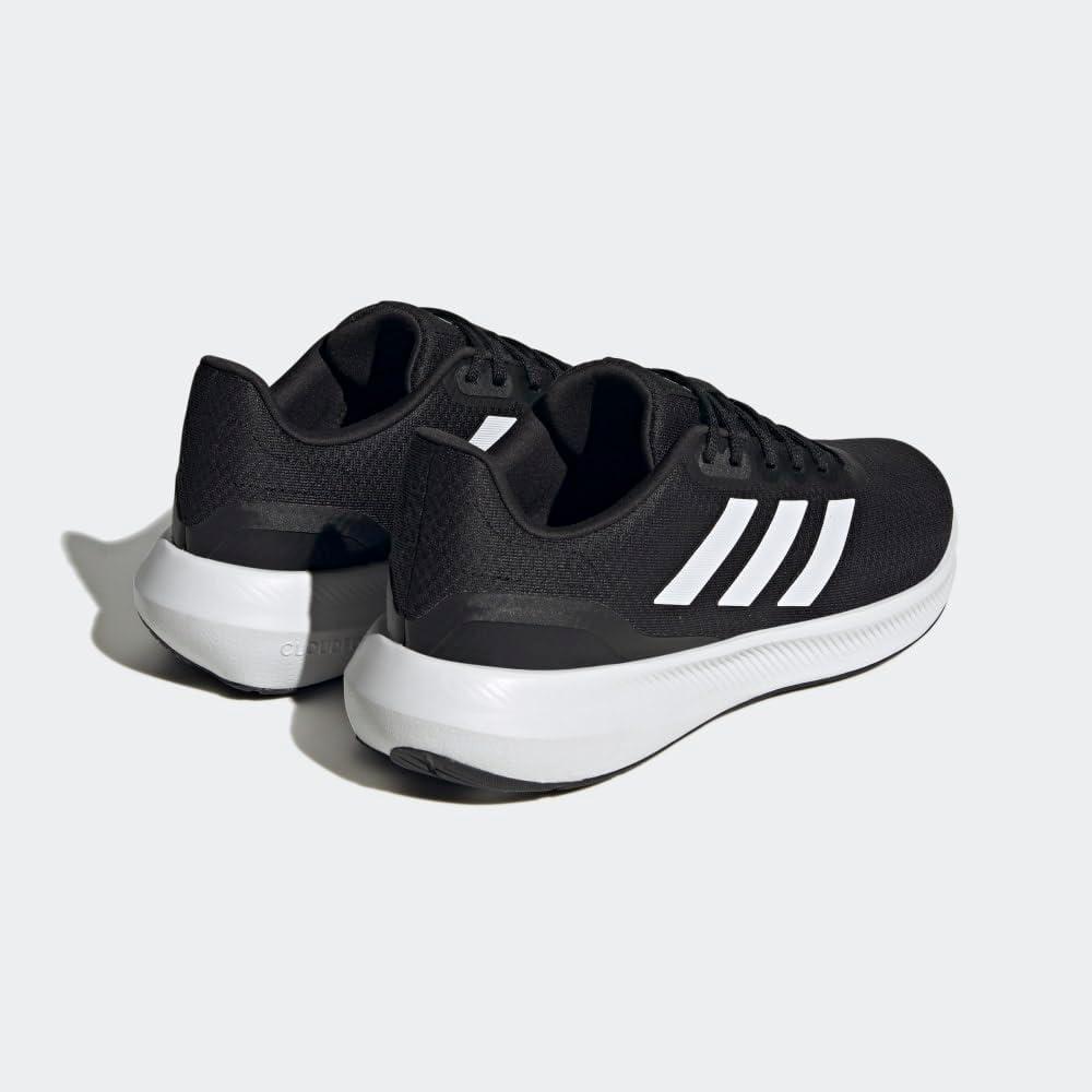 imageadidas Mens Run Falcon 30 ShoeBlackWhiteBlack